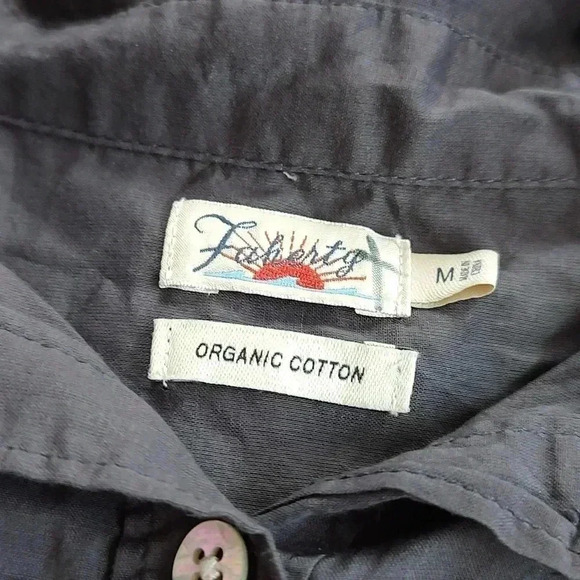 Faherty The Uptown Shirt in Washed Black - Picture 6 of 6